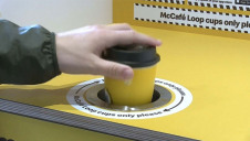 Customers using the restaurants or Drive-Thru can pay a £1 deposit that is redeemed if they return the cup to a participating McDonald’s UK restaurant